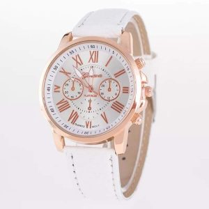 Reloj geneva blanco 1